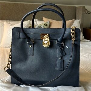 Michael Kors Blue Tote Bag